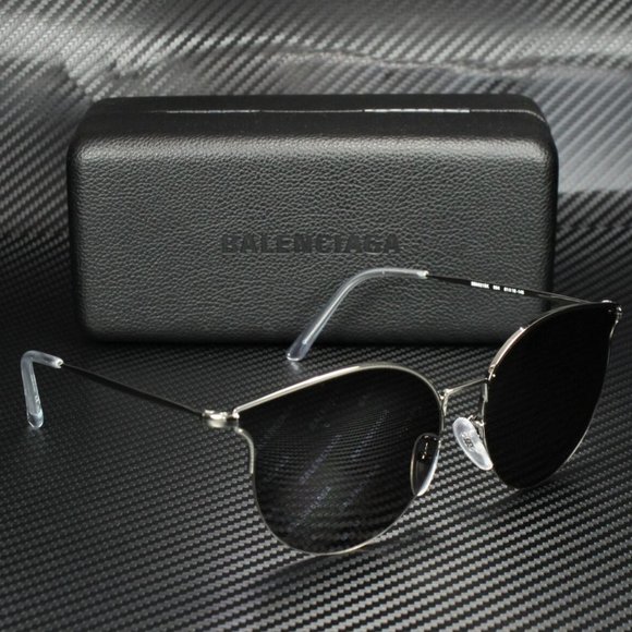 Balenciaga Unisex Grey and Silver Sunglasses! - Picture 3 of 4